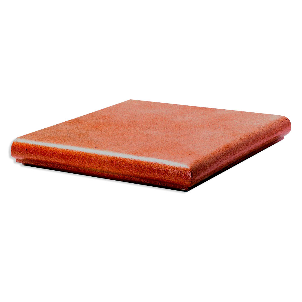 Trappeflis Hjørne Viken Klassik Terracotta Glasert Lera Matt 33x33 cm